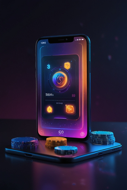 Smartphone met Gqbet casino-app